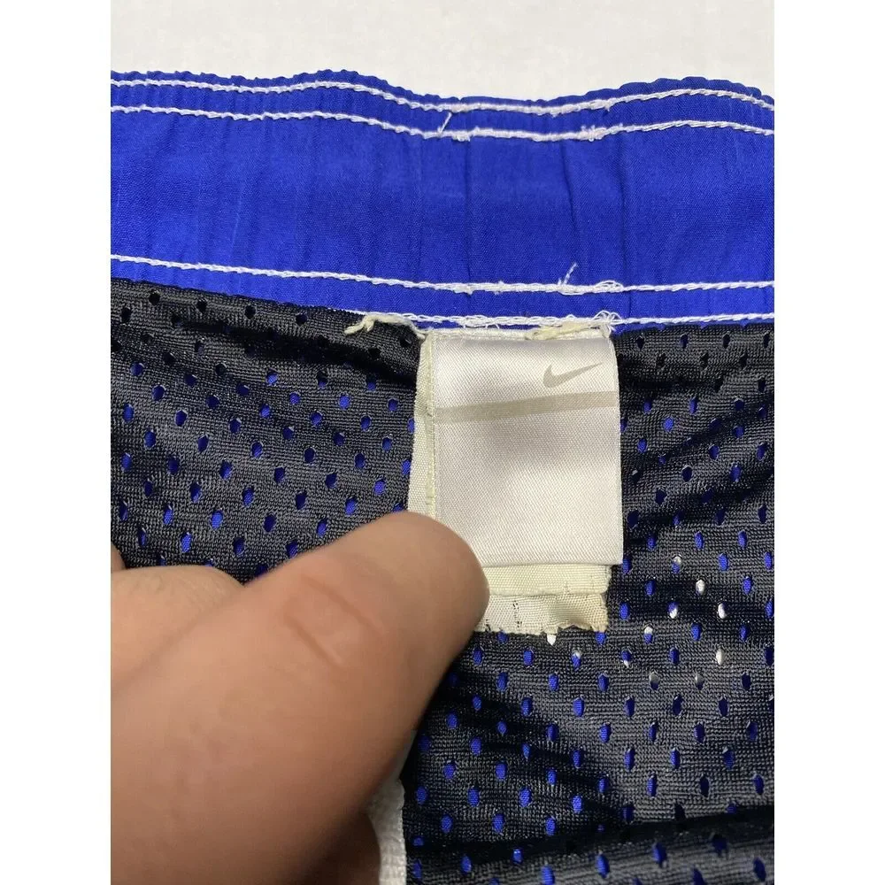 Vintage‎ Nike Swim Trunks Mens XL Blue Pockets Drawstring Lined